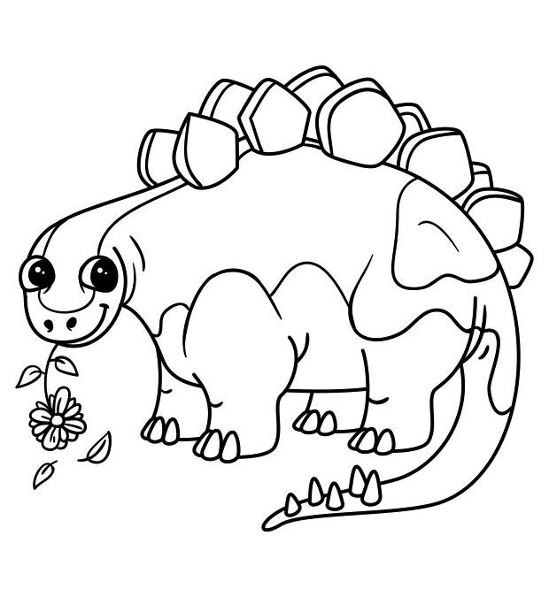 Dibujos de dinosaurios para colorear 3
